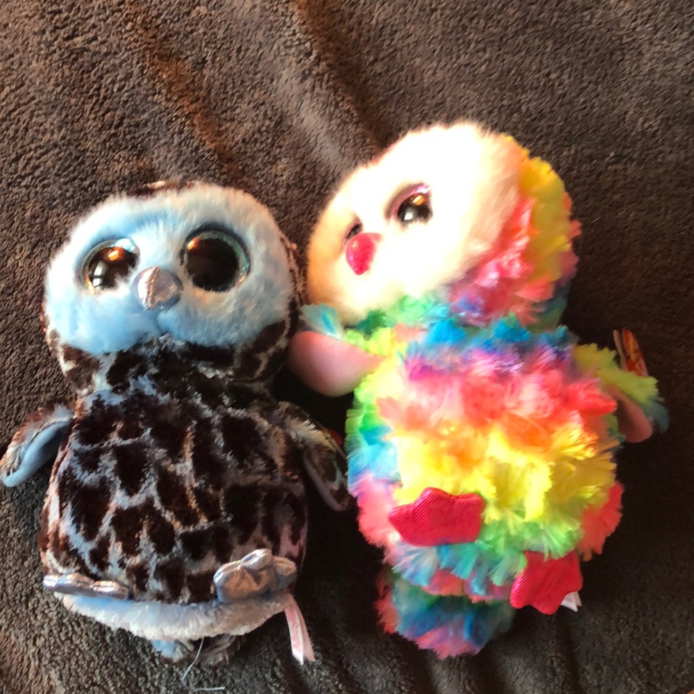 Two Owl ty beanie babies
